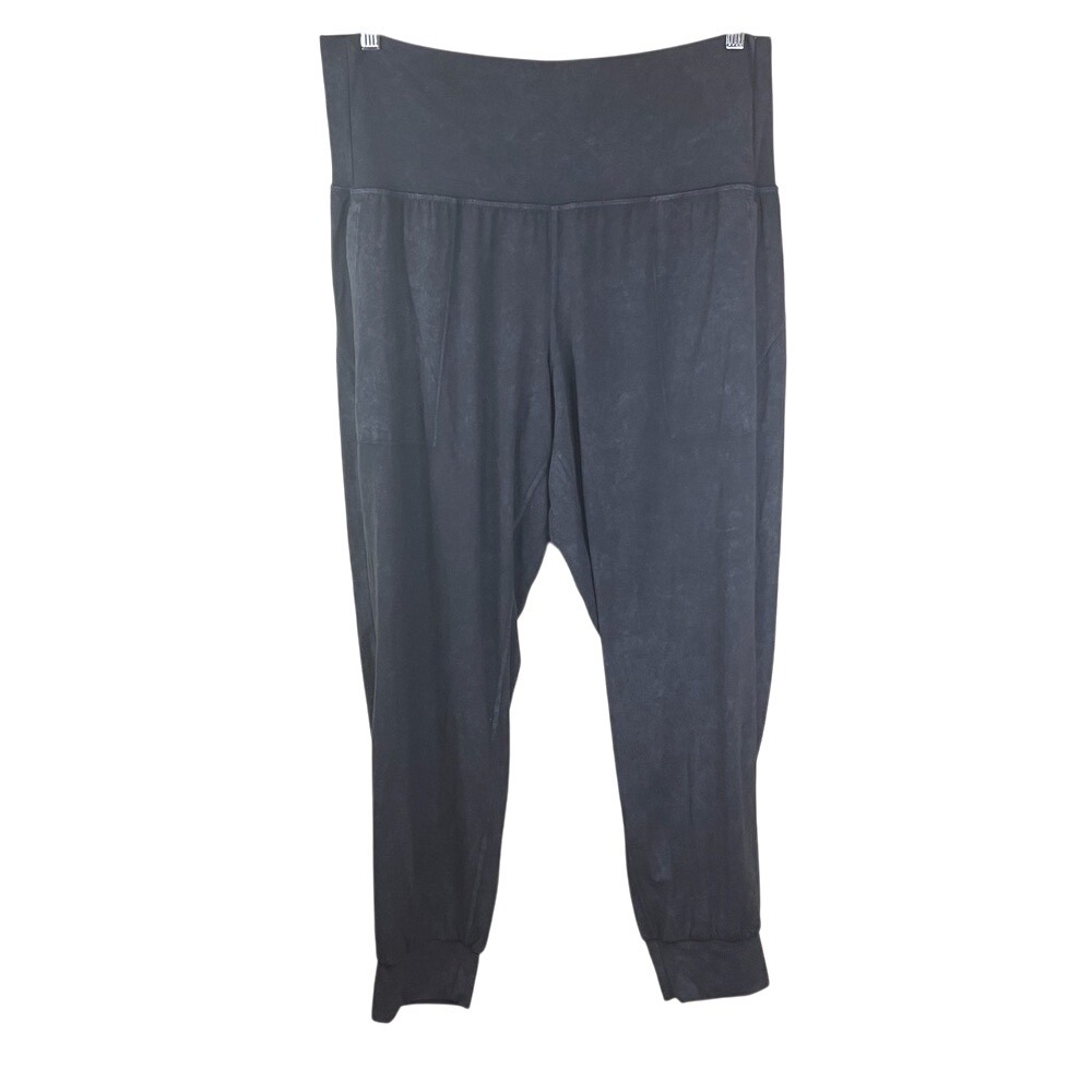Athleta Black Garment Dye Salutation Joggers